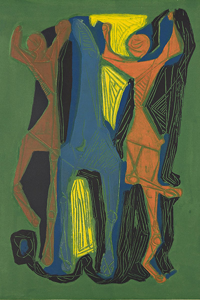 Marino Marini-Litografía